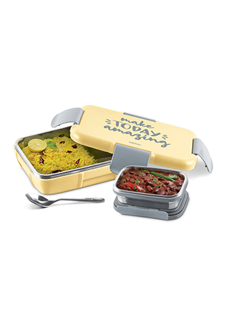 Milton More Meal  Steel Snap Lock Lunch Box