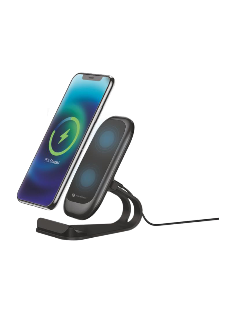 PORTRONICS FREEDOM 15 15W Desktop Wireless Charger