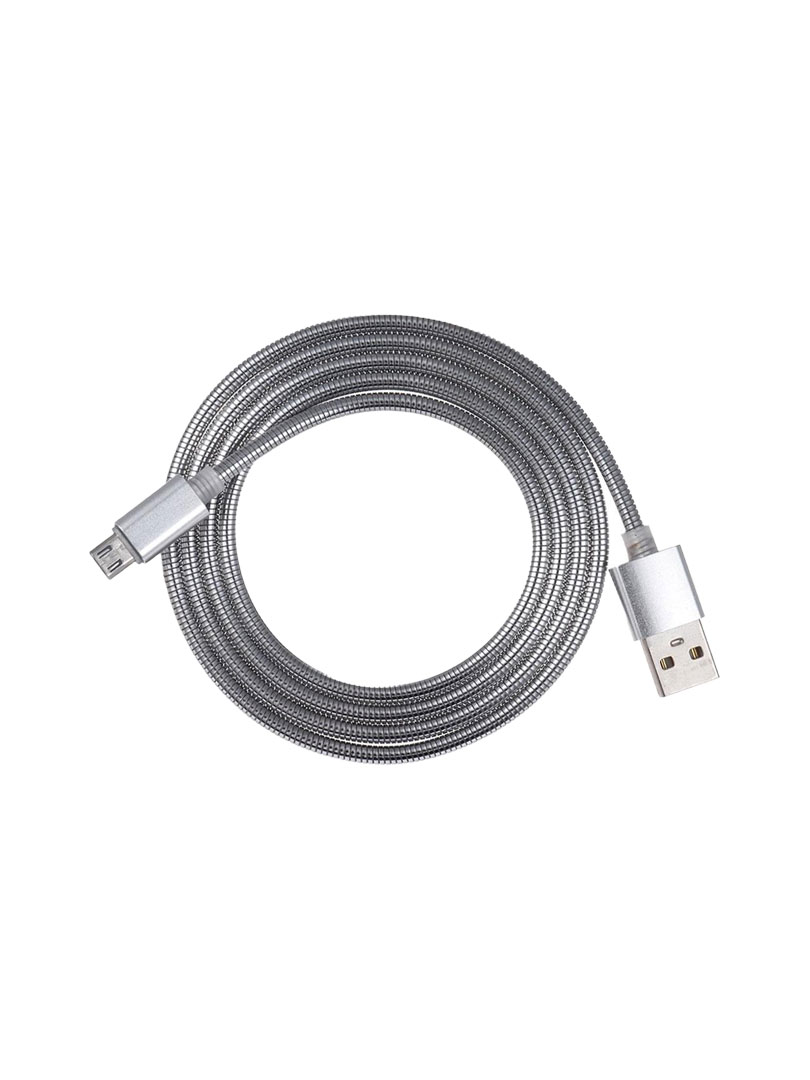 2 side cable for Android and iPhone with light 