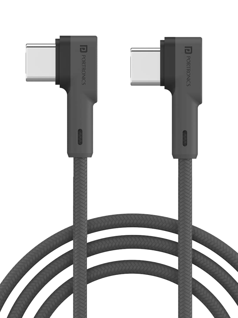Portronics Konnect L 60W PD Type C to Type C Mobile Charging Cable