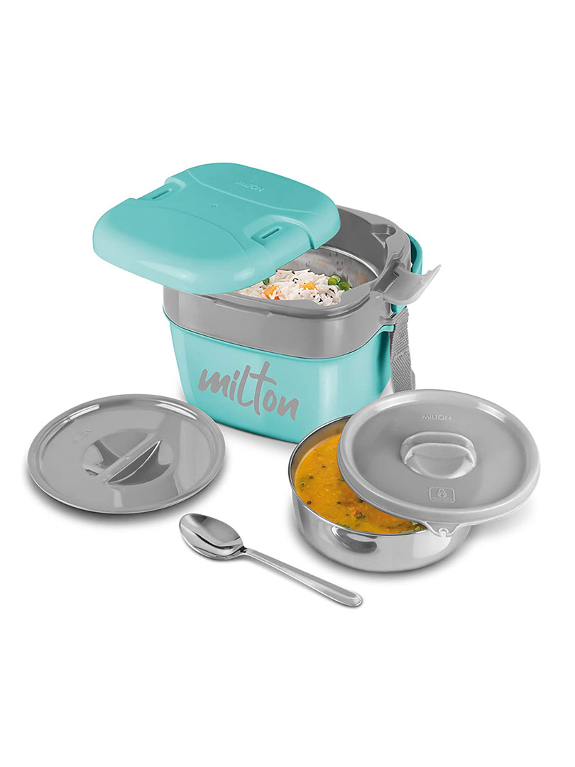 Milton Steel Cubic Big Tiffin Lunch box