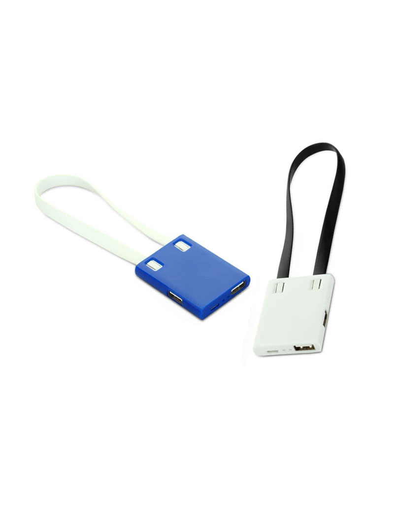 USB Hub with detachable cable (iOS, Micro, Type C) | 3 USB ports