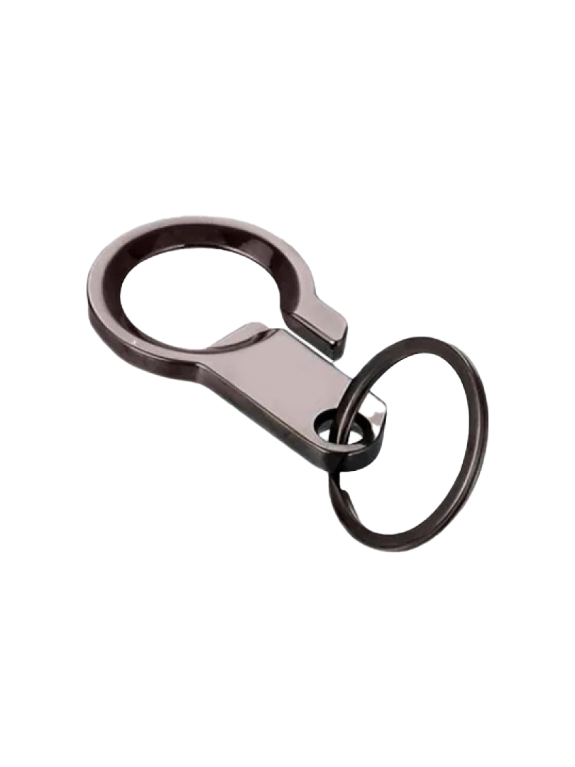 Hanging big loop keychain with bottle opener