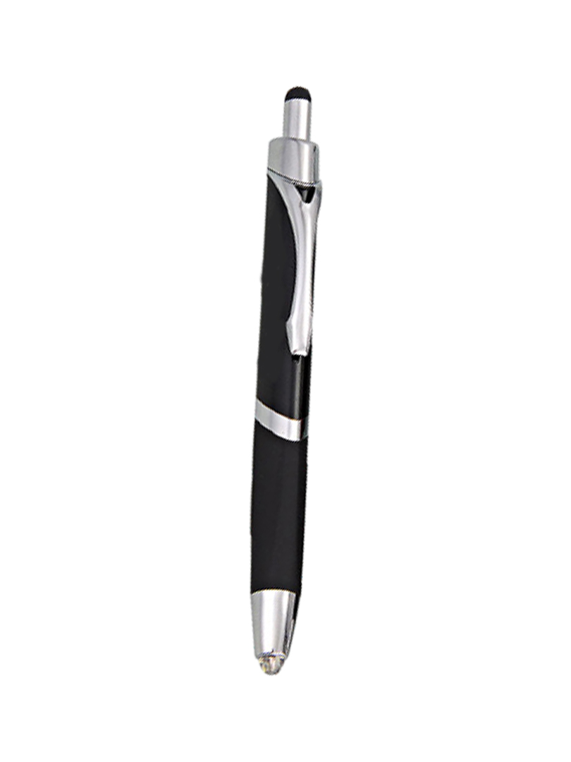 Write in the dark executive 'Click' pen with stylus (brass body) (Triangle shape)