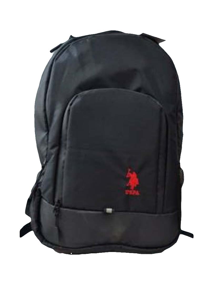 USPA LAPTOP BACKPACK -BLACK