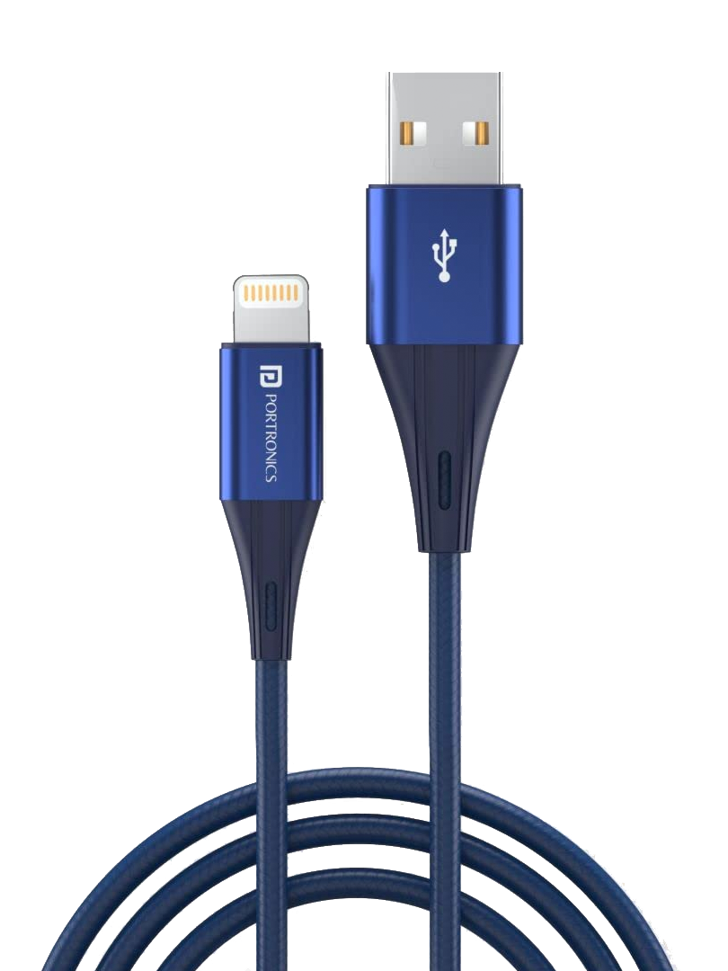 Portronics Konnect Core Fast charge & Data Sync 8 pin  USB