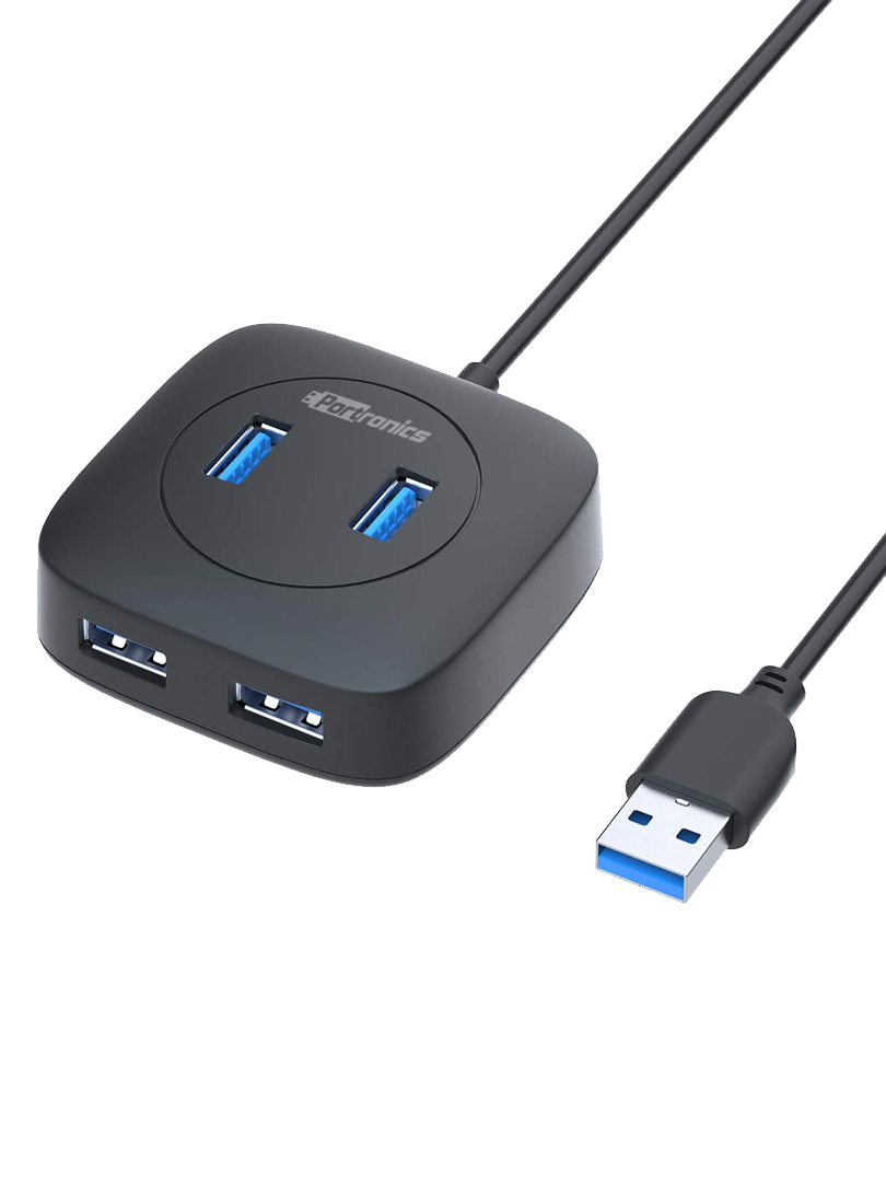 Portronics Mport 4A  4-USB Hub High Speed Data  Transfer