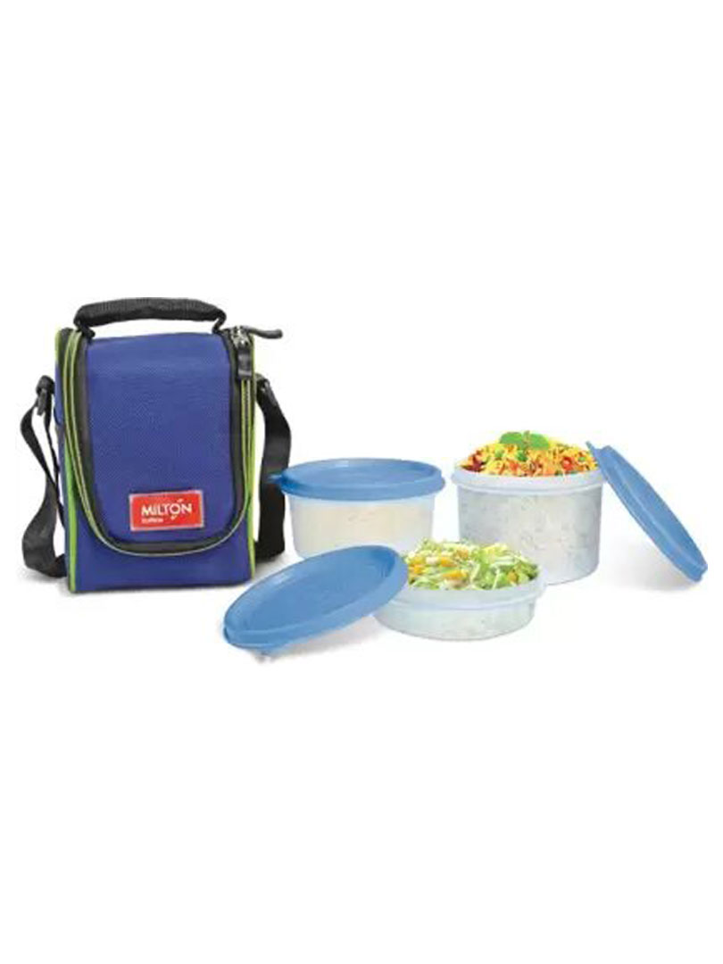 Milton Full Meal 3 Round Container lunch Box