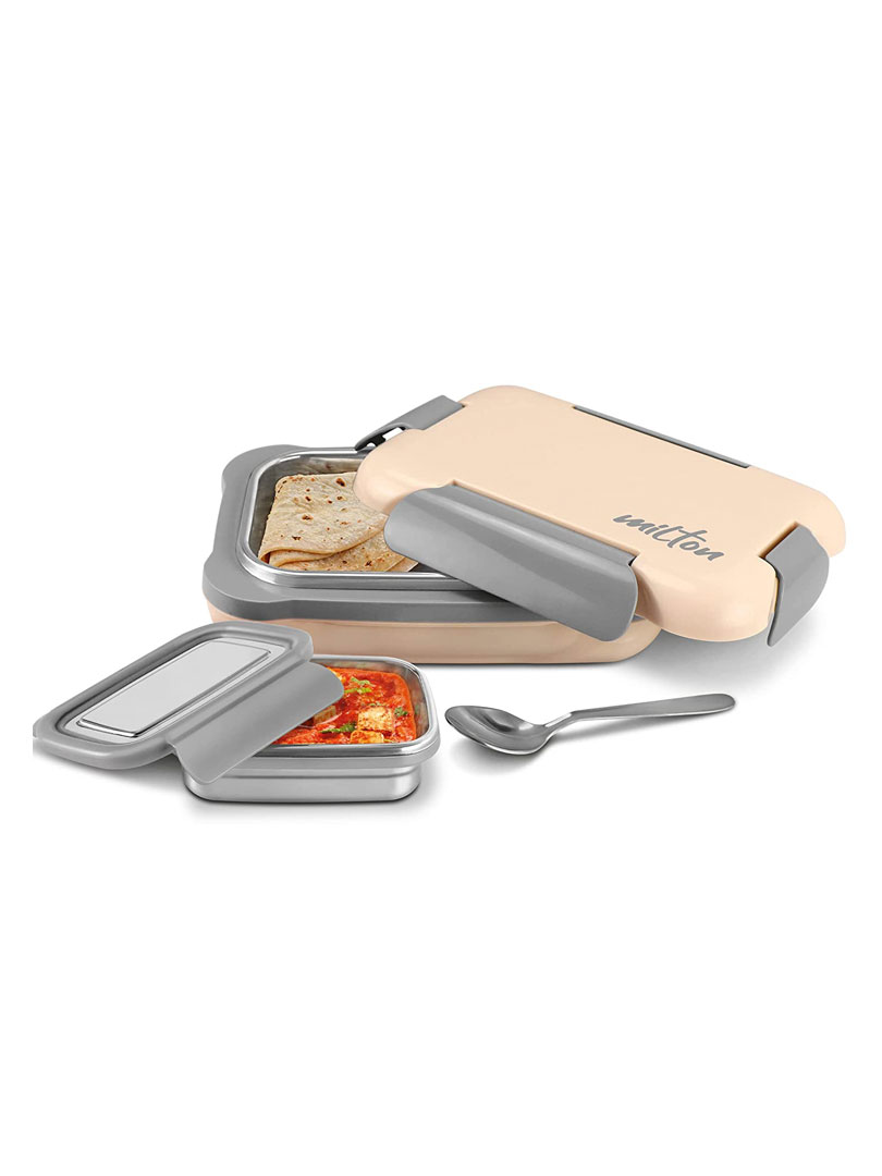 Milton More Meal  Steel  Small  Lunch   Box