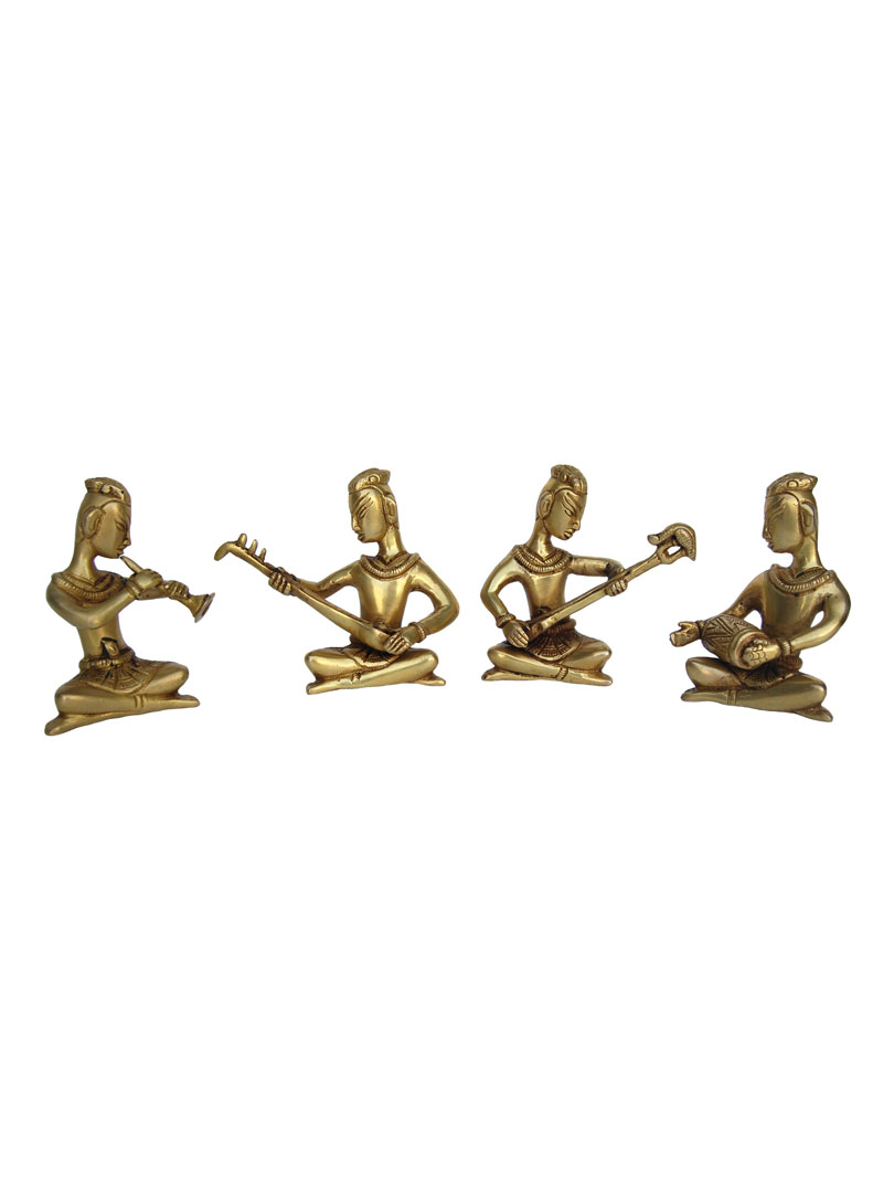 Brass Metal Home Decor Musician set