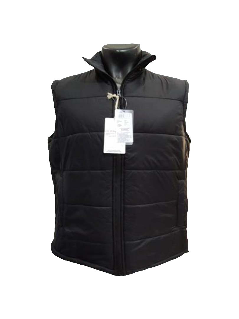 USPA SLEEVELESS JACKET -POLYESTER -REGULAR FIT -BLACK