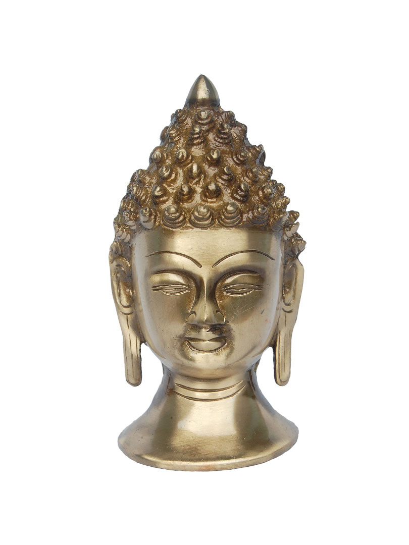 Lord Buddha face statue use as gift item