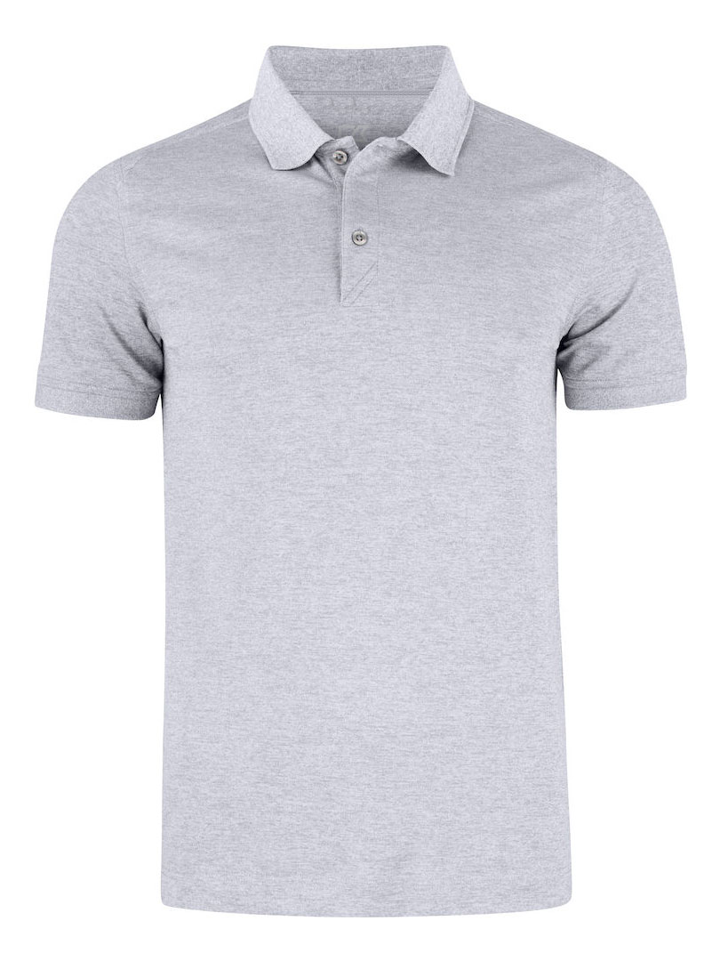 SCOTT    MEN'S POLO T- SHIRTS -GREY MELANGE