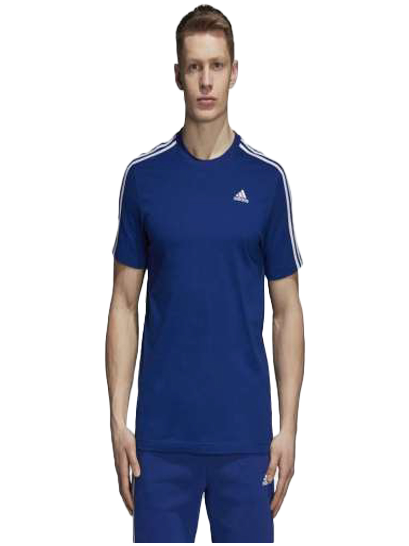 Adidas 3 Striped Round Neck T-Shirt