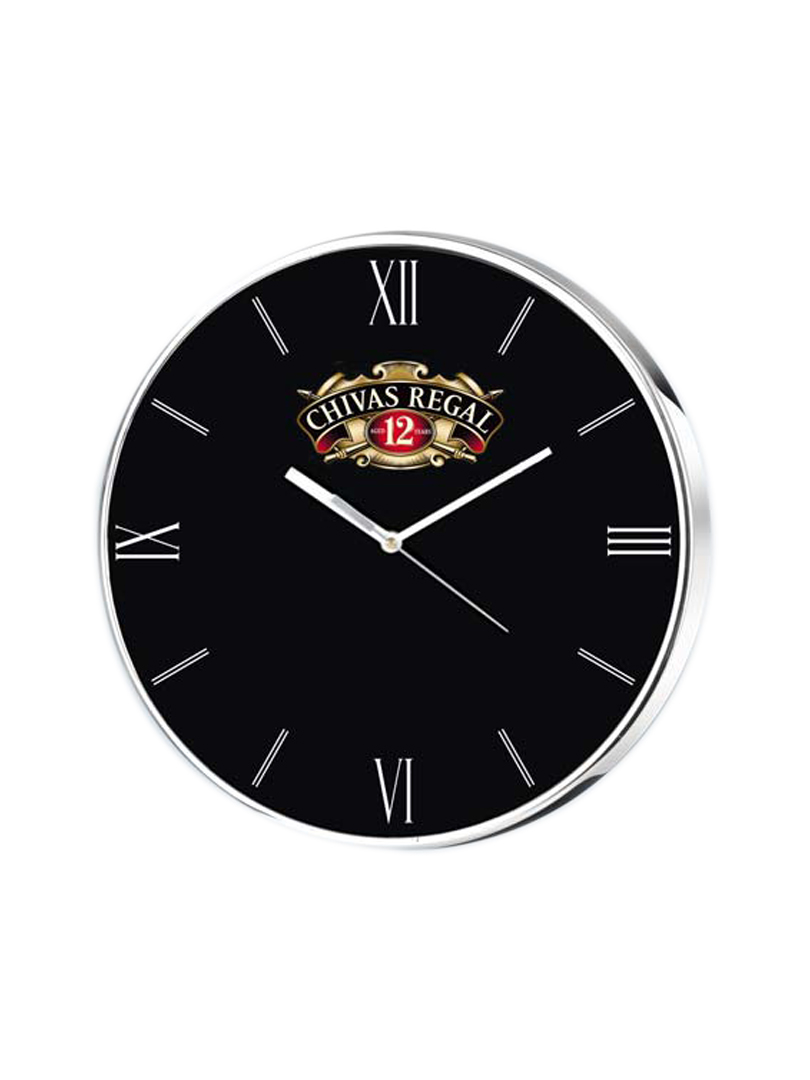 Elegant wall clock with Metallic Bezel | Branding included MOQ 100pc